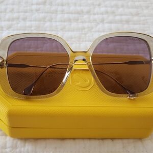 Swarovski Sunglasses with Gold and Purple
